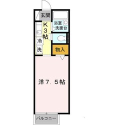 セジュール竹田の物件間取画像